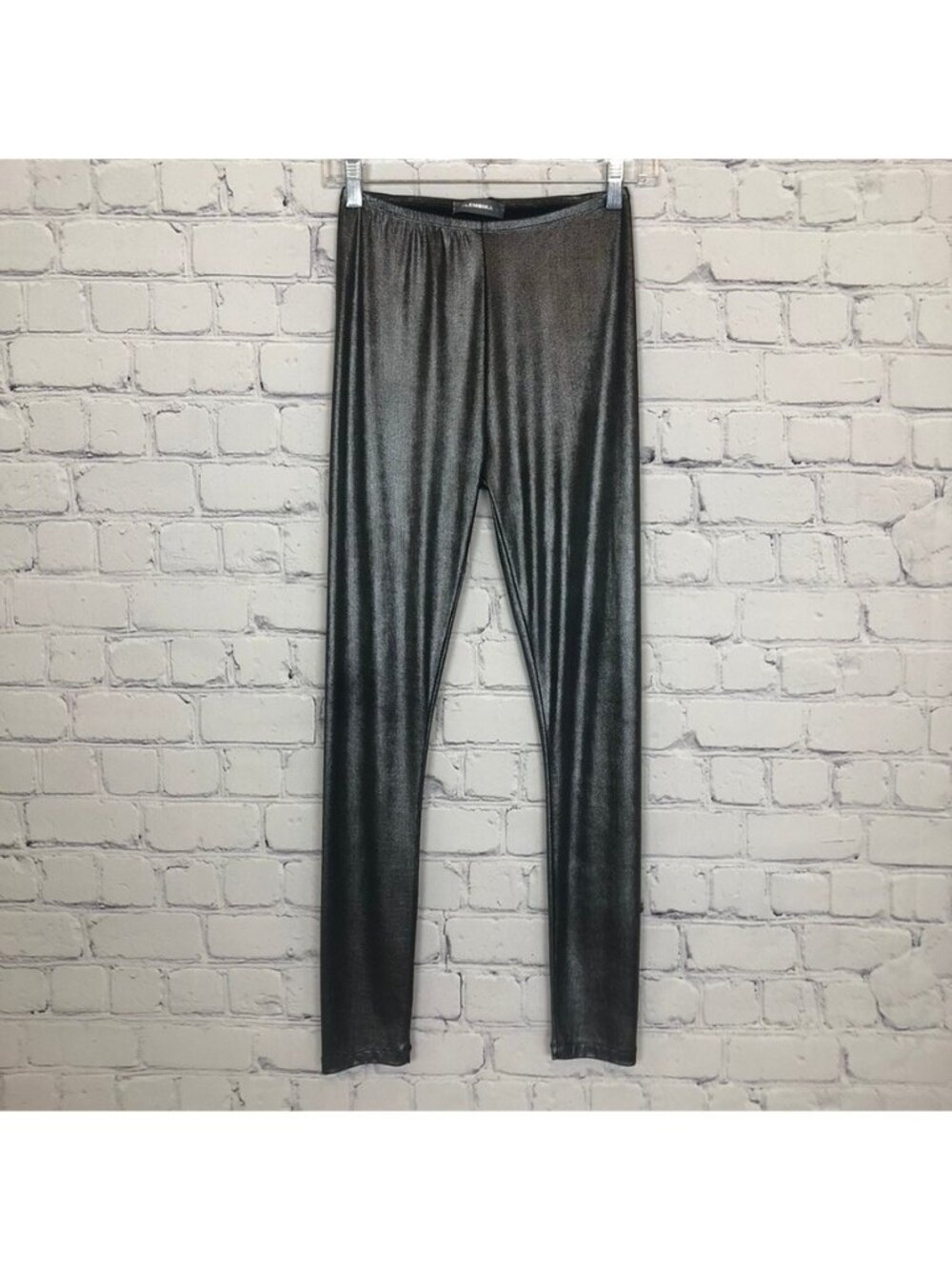 Alembika Silver Pewter Leggings Size 0